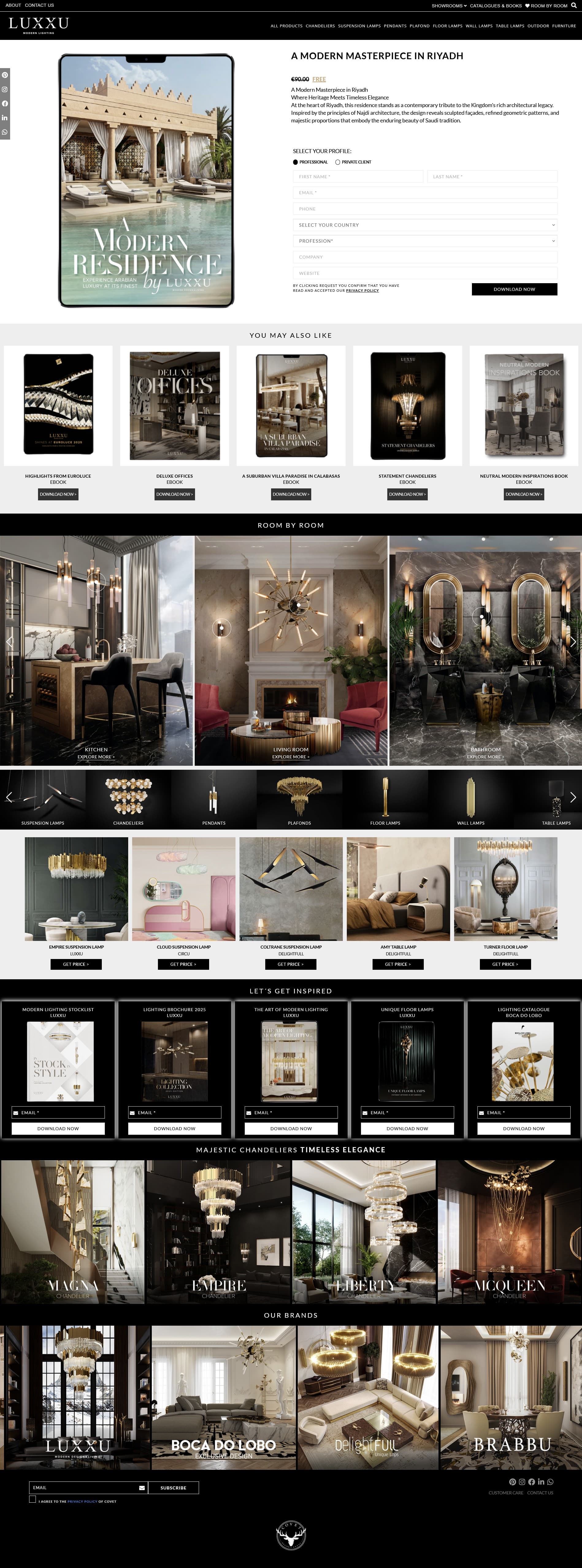 Luxxu Modern Lighting - Desktop screenshot 6